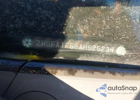 2010 Honda Civic Lx из США, поврежденный, VIN 2HGFA1F58AH525239